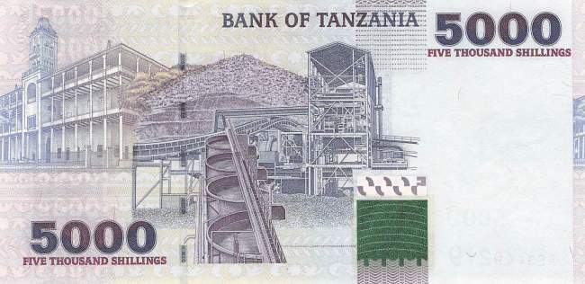 5000 Schillings Tansania P.38 2003